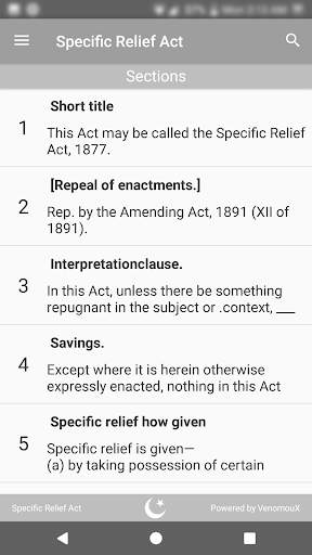 Specific Relief Act 1877 скриншот 3