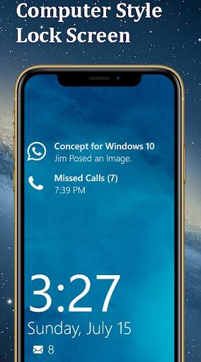 Computer Style Lock Screen Pro 3 تصوير الشاشة