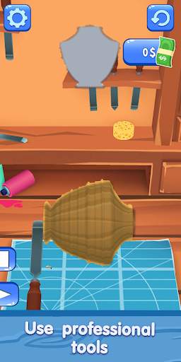 Woodturning 3D Lathe Simulator - Wood Turning screenshot 2