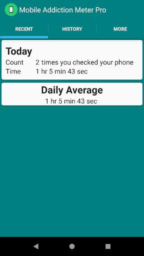 Mobile Addiction Meter Pro screenshot 3