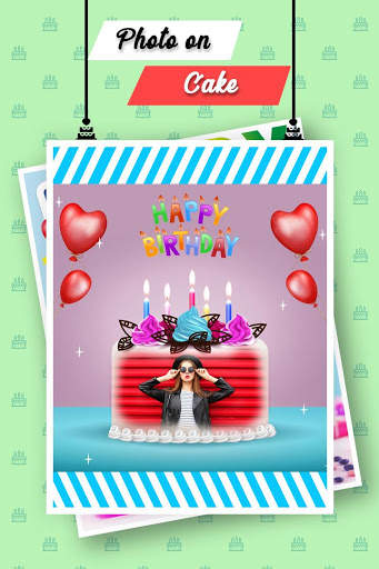 Name Photo On Birthday Cake - Birthday Photo Frame screenshot 1