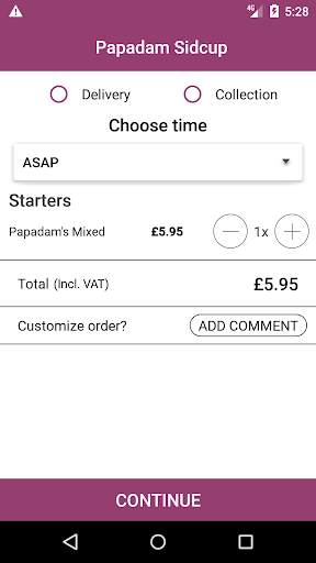 Papadam Sidcup screenshot 3