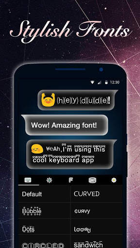 Shining Diamond keyboard theme screenshot 3