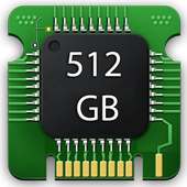 512 GB Storage Space Cleaner : 512 GB RAM Booster icon