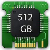 512 GB Storage Space Cleaner : 512 GB RAM Booster 0.1