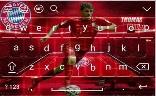 Thomas Muller Theme Keyboard स्क्रीनशॉट 4