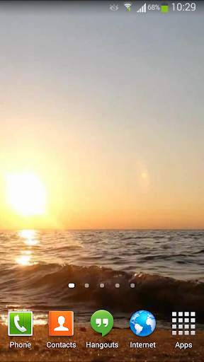 Sunset Ocean Live Wallpaper 5 screenshot 3