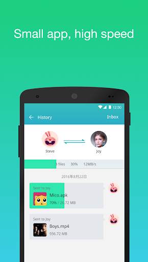 MiniShare - Mini Size File Transfer App screenshot 4