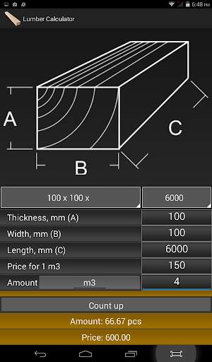 Calculator Lumber & Timber screenshot 10