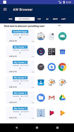 AW Browser - Apps Launcher Web Browser All in One screenshot 3