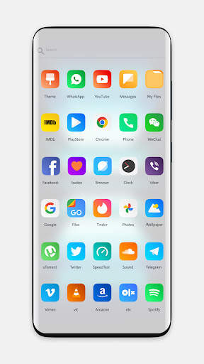 Redmi K60 theme for launcher screenshot 2