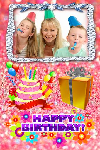 Happy Birthday Cute Frame screenshot 2