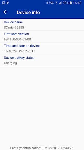 HWM DXmic Pro App screenshot 3