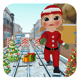 Subway Santa Princess: Girl Runner icon