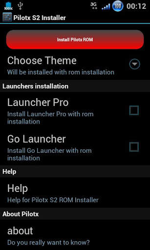 Pilotx S2 ROM Installer screenshot 2