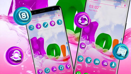 Holi Launcher Theme screenshot 3