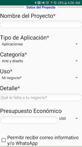 Proyecto Android Freelance screenshot 2