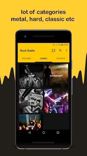 Rock Radio 🤘 Free Rock Music 🤘 screenshot 2