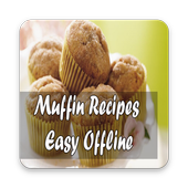 Muffin Recipes Easy Offline icon