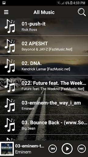 Mp3 Player for Android screenshot 2