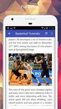 Tutorials for Basketball Offline 5 تصوير الشاشة