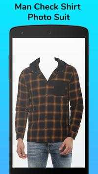 Man Check Shirt Photo Suit Editor screenshot 4