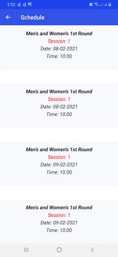 Australian Open 2021 Schedule screenshot 2