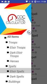Game Calculator COC screenshot 1
