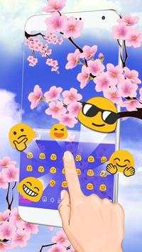 Pink Spring Blossom Keyboard screenshot 2