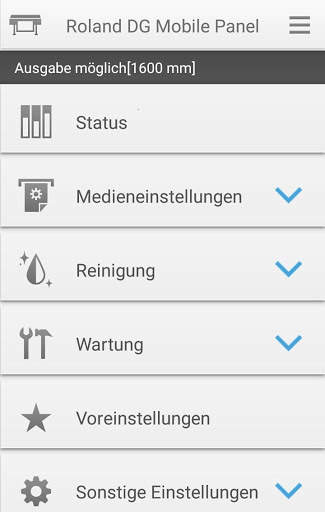 Roland DG Mobile Panel 2 screenshot 2