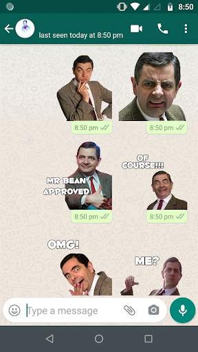 Mr Bean Stickers for Whatsapp (WAstickerApps) screenshot 3