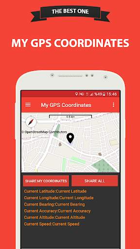 My GPS Coordinates screenshot 1