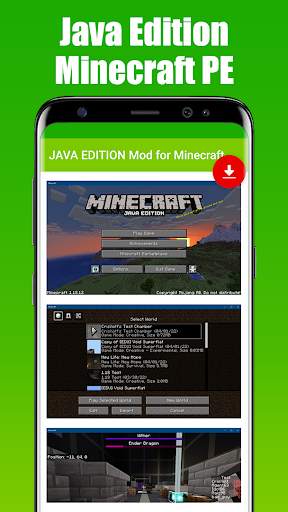 JAVA EDITION Mod for Minecraft screenshot 2