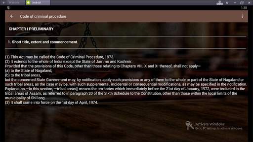 Criminal procedure code (Crpc) скриншот 7