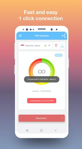 VPN Indonesia - get free Indonesian IP screenshot 1