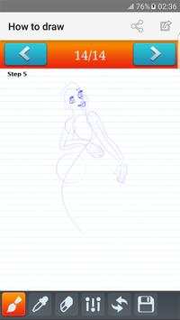 how to draw The Little Mermaid screenshot 1