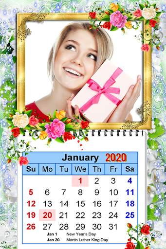 Calendar Photo Frame 2020 screenshot 1