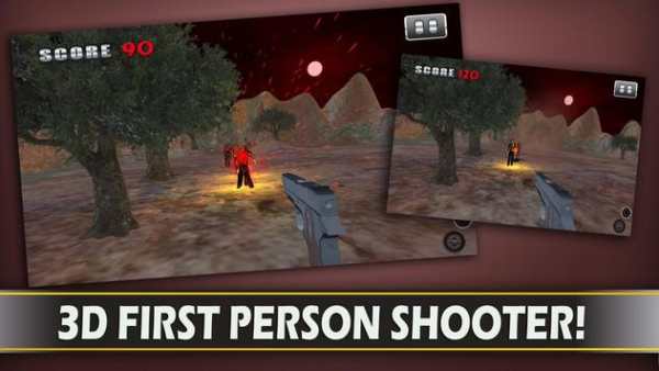 Alien Zombie Sniper Serangan screenshot 3