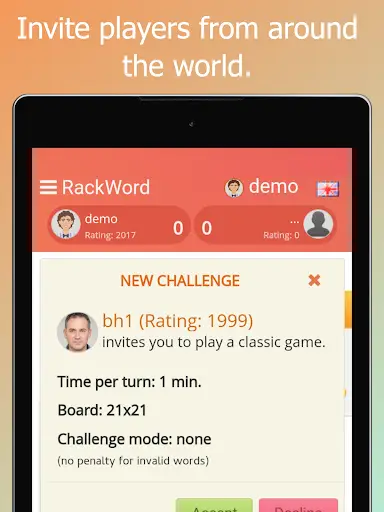 Rackword - Online word game screenshot 15
