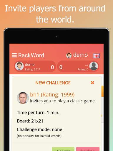 Rackword - Online word game скриншот 15