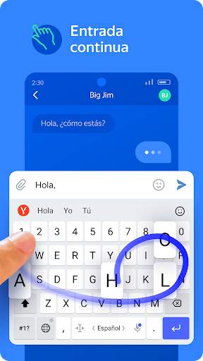 Teclado Yandex screenshot 3