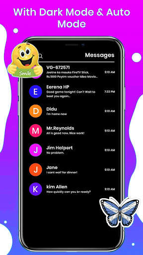 Switch messenger for messages text  Customize chat screenshot 2