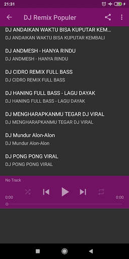 Lagu DJ Remix Populer Mp3 Offline screenshot 3