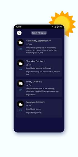 AWeather - Live Weather Forecast App (No Ads) screenshot 2