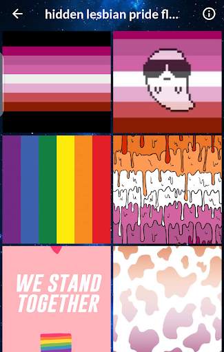 hidden lesbian pride flag wallpaper screenshot 1