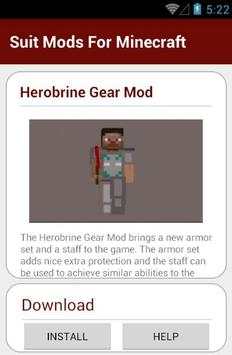 Suit Mods For Minecraft screenshot 5