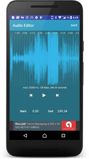 AudioTrimmer - AudioCutter - Personalize RingTone screenshot 4