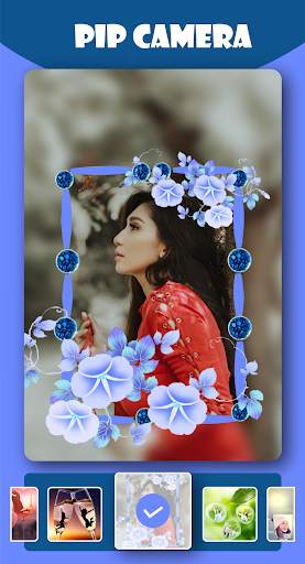 Pip camera editor & photo collage-blur background screenshot 3