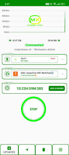 Mx Tunnel Vpn - Super fast Net screenshot 1