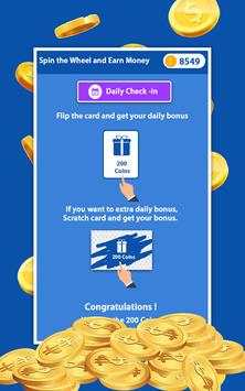 Spin the Wheel and Earn Money स्क्रीनशॉट 3